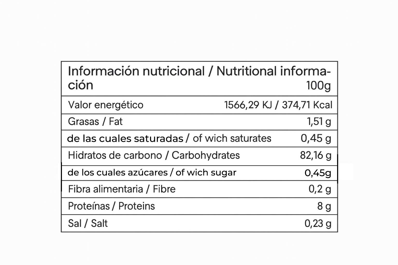 Harina de Arroz Crunchy Choco - Imagen 2